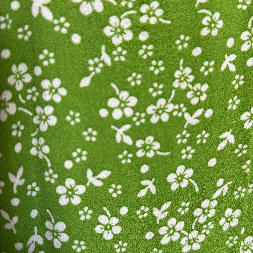 Reformation Green Floral Crimini Midi Dress in Elle - Picture 3 of 8